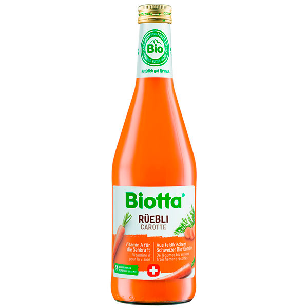 Biotta / Биотта морковный 0,5 литра 6 шт. в уп Biotta / Биотта морковный 0,5 литра 6 шт. в уп. - фото 1