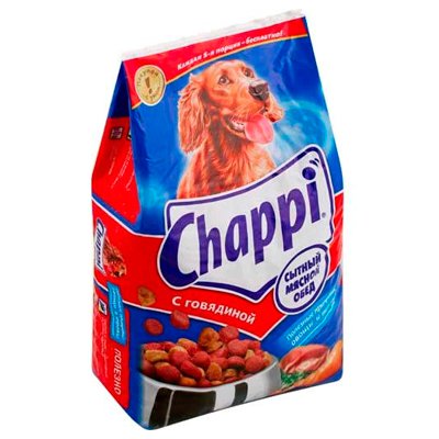 Корм для собак Chappi говядина (2,5кг) (3шт)