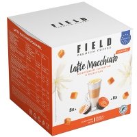 Кофейный напиток Field Latte Macchiate Caramel 16 капсул, 164 гр