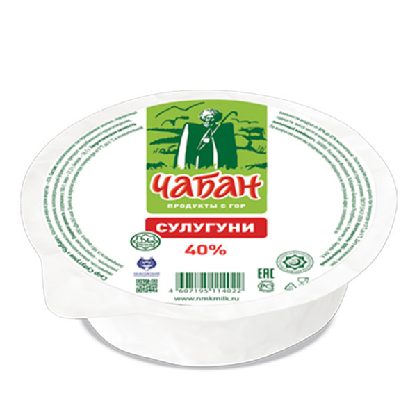 Сыр Сулугуни Чабан 40% БЗМЖ Халяль 500 гр