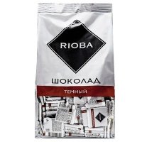 Шоколад Rioba порционный темный 47,4% какао 800 гр
