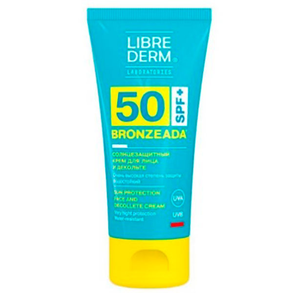 Крем Librederm солнцезащитный для лица и зон декольте Spf50 50 мл - фото 1
