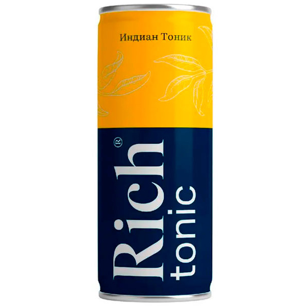 Напиток сокосодержащий Rich Индиан Тоник 0.33 литра, газ, ж/б, 12 шт. в уп. Напиток сокосодержащий Rich Индиан Тоник 0.33 литра, газ, ж/б, 12 шт. в уп.