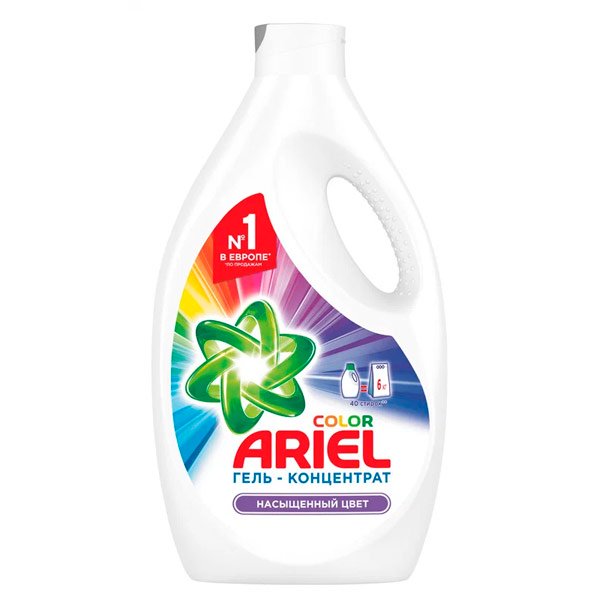 Гель-концентрат для стирки Ariel Color Насыщенный цвет 2.6 л