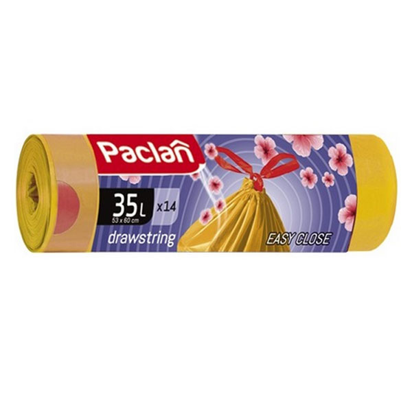 Пакеты для мусора Paclan Aroma ароматные с завязками 35л 14шт - фото 1