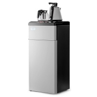 Кулер с чайным столиком Тиабар Vatten L50WFAT серый (шкафчик 5 литров)