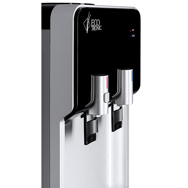 Кулер Ecotronic M40-LCE Black+Silver (шкафчик 16 литров)