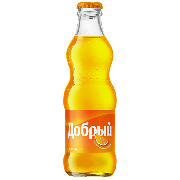 Напиток Добрый Апельсин 0.25 литра, газ, стекло, 12 шт. в уп. Напиток Добрый Апельсин 0.25 литра, газ, стекло, 12 шт. в уп.
