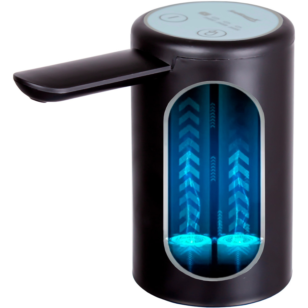 Помпа Aqua Work A-2 black электрическая на аккумуляторе с USB-адаптером для 19л бутылей (в коробке)