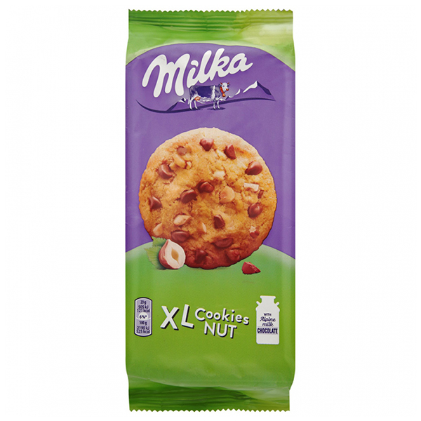 Печенье Milka Cookies Hazelnuts с фундуком 184 гр