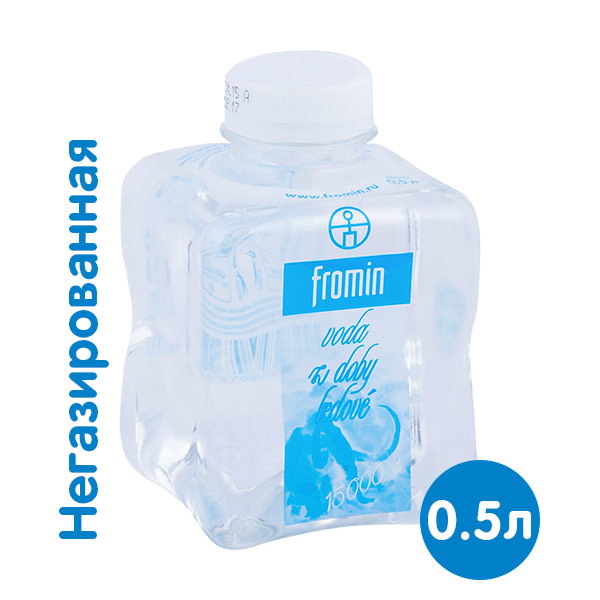Вода Fromin 0.5 литра, без газа, пэт, 12 шт. в уп