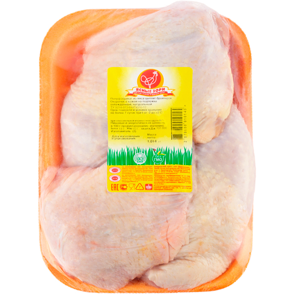 Окорочок куриный Ясные Зори охлажденный 0,8 -1,5 кг