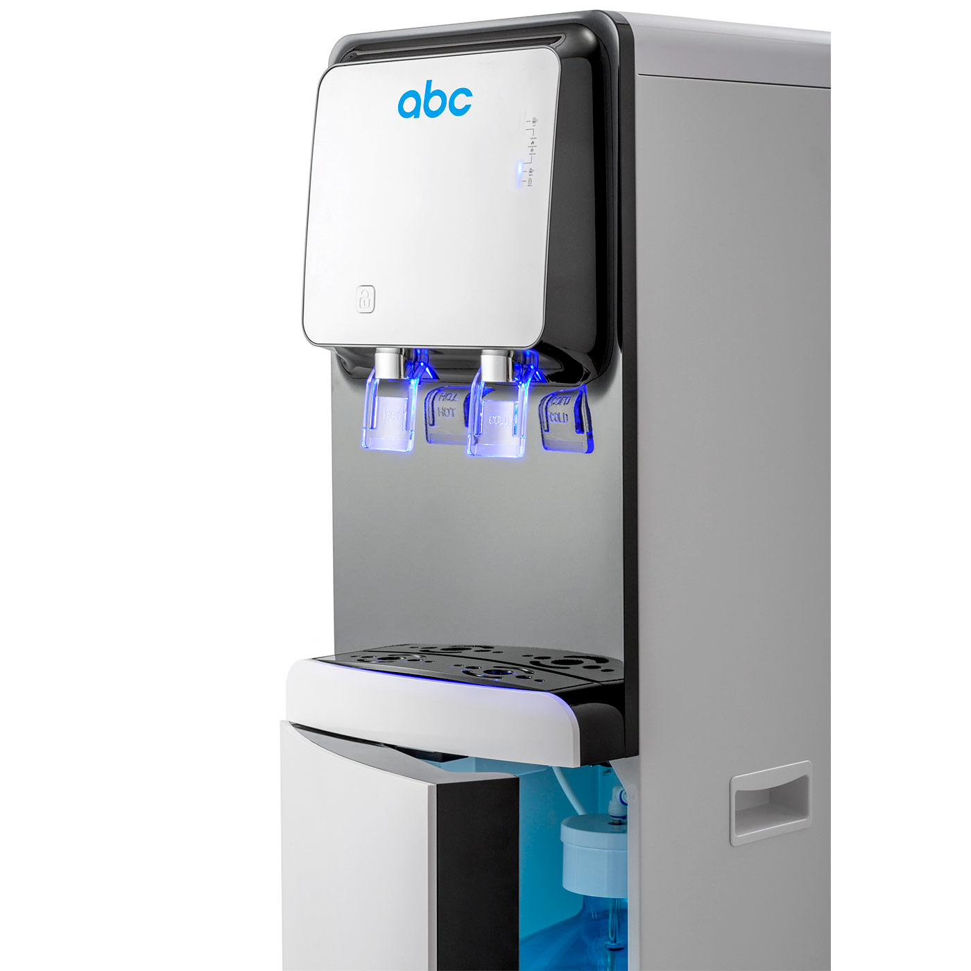 Кулер ABC V800AE белый/черный