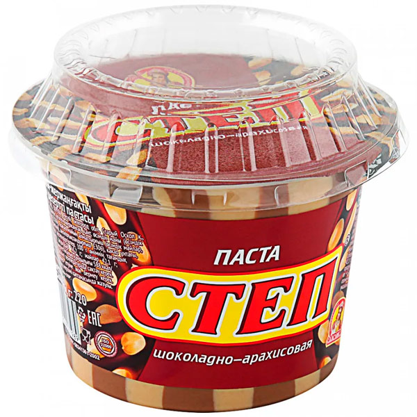 Паста Золотой степ шоколадно-арахисовая 220 гр