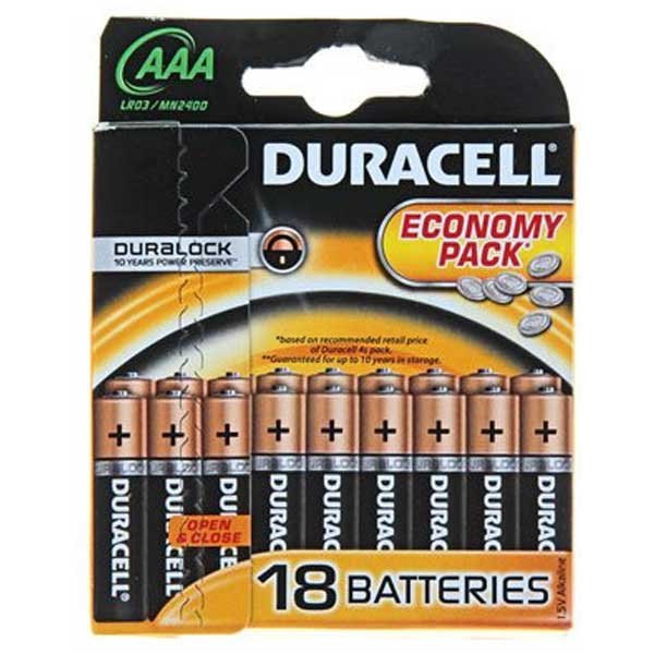 Батарейки Duracell Basic (18шт.) (серия AAA)
