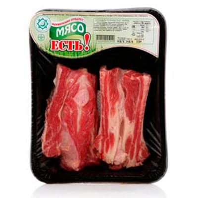Говядина Мясо Есть ребрышки халяль охлаждённые 0,4-0,6 кг