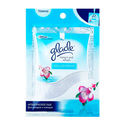 

Саше ароматическое Glade Воздушная гармония для шкафов и комодов 8 гр
