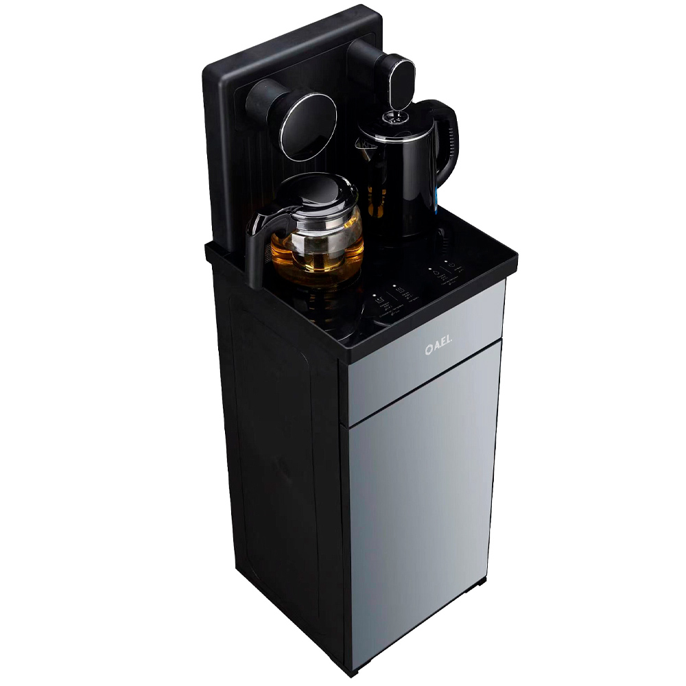 Кулер с чайным столиком Тиабар AEL LK-AEL-81a темно-серый (шкафчик 4 литра)