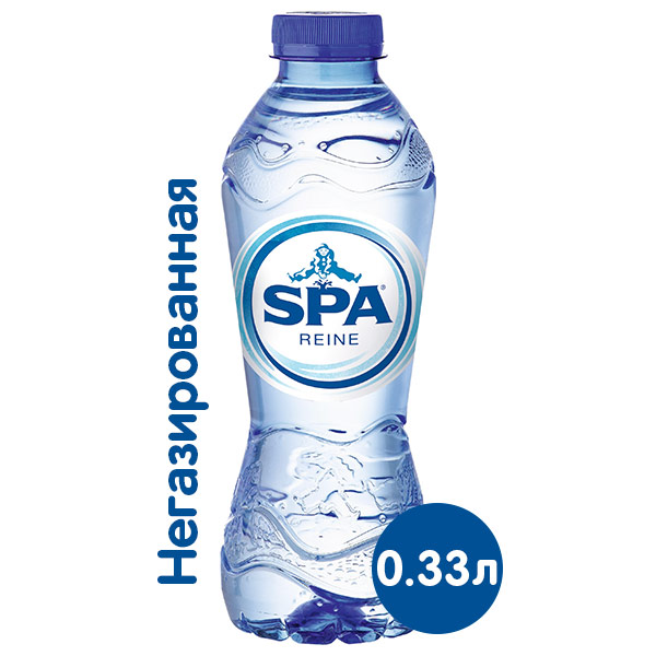 Вода Spa Reine 0.33 литра, без газа, пэт, 12 шт. в уп Вода Spa Reine 0.33 литра, без газа, пэт, 12 шт. в уп. - фото 1