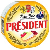Сыр Brie President мягкий 60% 125 гр