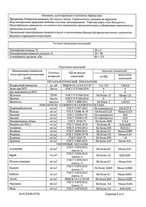 Вода San Benedetto 0.75 литра, без газа, стекло, 12 шт. в уп.