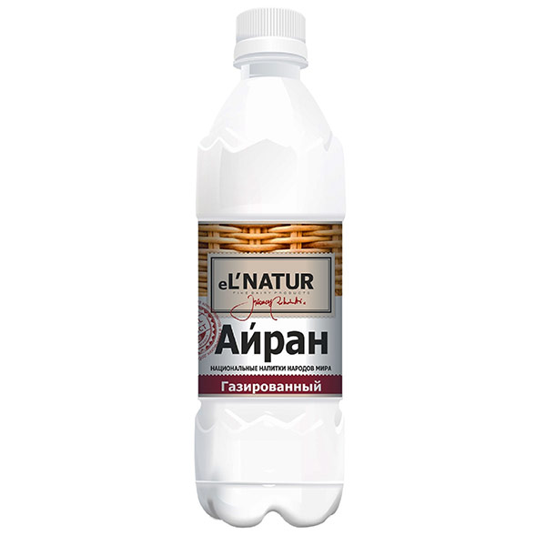 Айран El'Natur 1,7% 1 литр, БЗМЖ, пэт