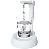 Помпа HotFrost A18 электрическая на аккумуляторе от USB для 5-19л бутылей, белая (в коробке) 