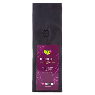 Кофе Berries Coffee эспрессо смесь Berries Blackberry в зернах м/у 1 кг