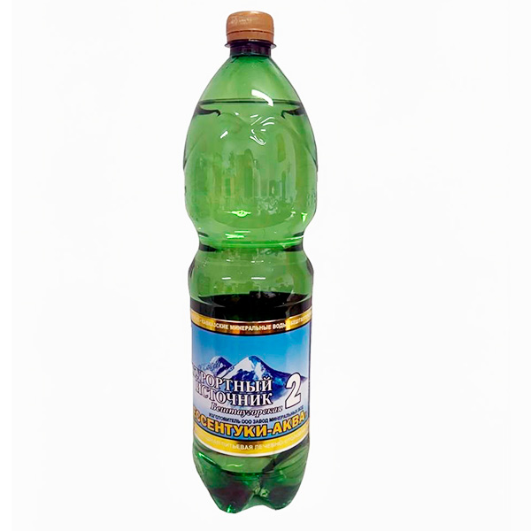 Вода Курортный Источник Бештаугорская №2 1.5 литра, газ, пэт, 6 шт. в уп.