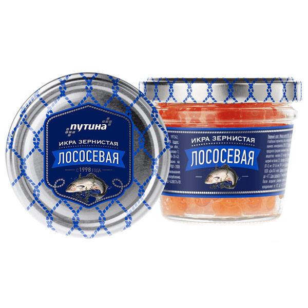 

Икра лососевая Путина 90 гр