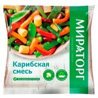 Cмесь овощная Мираторг Карибская замороженная 400 гр