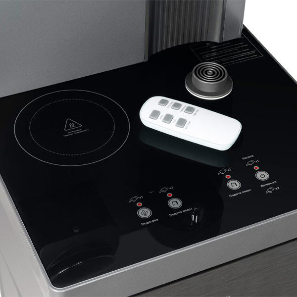 Кулер с чайным столиком Тиабар Ecotronic TB20-LNR серый (шкафчик 7 литров)