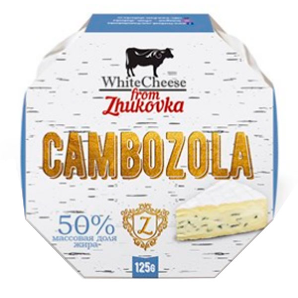 Сыр Камбоцола White Cheese from Zhukovka 50% БЗМЖ 125 гр