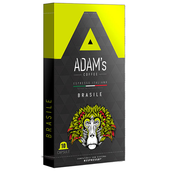 

Кофе Adam's Brasile 10 капсул по 5,6 гр