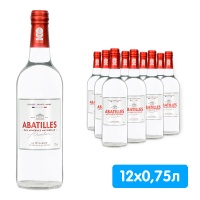 Вода Abatilles 0.75 литра, газ, стекло, 12 шт. в уп.