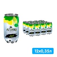 Напиток Aziano со вкусом Мохито 0.35 литра, слабогазированный, пэт, 12 шт. в уп.