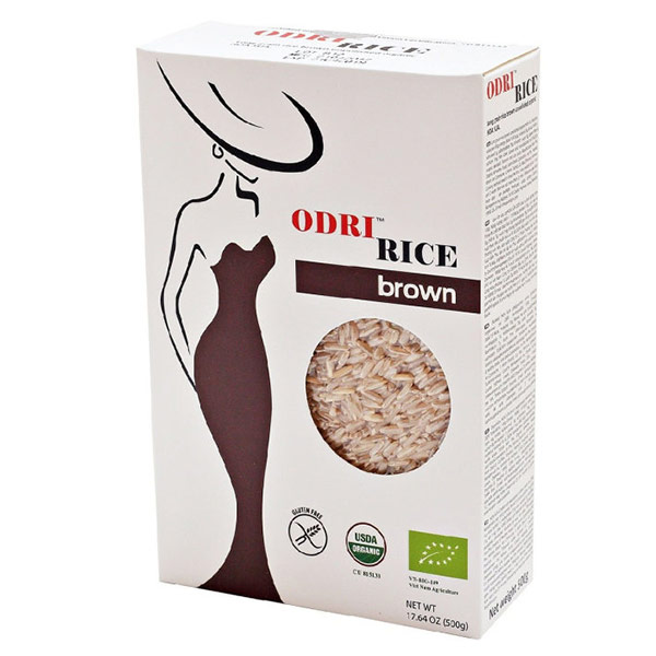Рис Ms.Odri бурый длиннозерный 500 гр