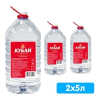 Вода Кубай-2 питьевая  5 литров, 2 шт. в уп.