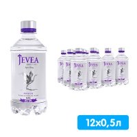 Вода Jevea Crystalnaya / Живея Кристальная 0.5 литра, газ, пэт, 12 шт. в уп.