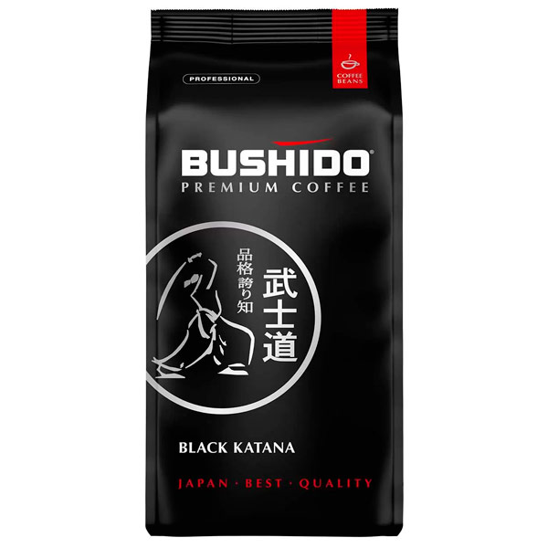 Кофе Bushido Black Katana зерно в/у 1000 гр