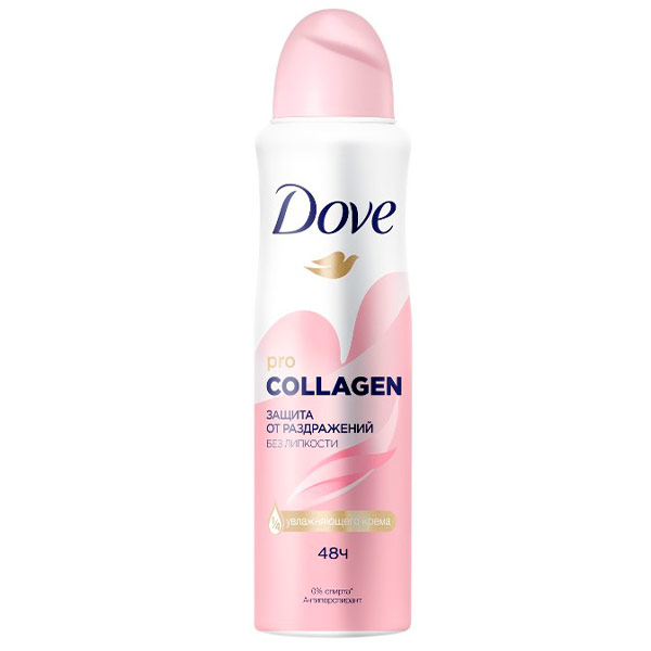 Дезодорант спрей Dove Pro collagen защита от раздражений без липкости женский 150 мл