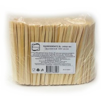 Размешиватель Континентпак дерево 140 мм 1000 шт. в уп.