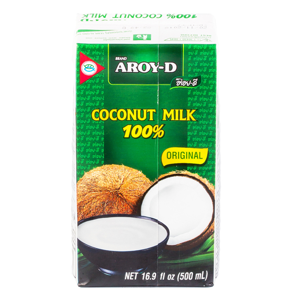 Молоко кокосовое Aroy-D 70% , жирность 17%-19% 0,5 литра 24 шт в уп