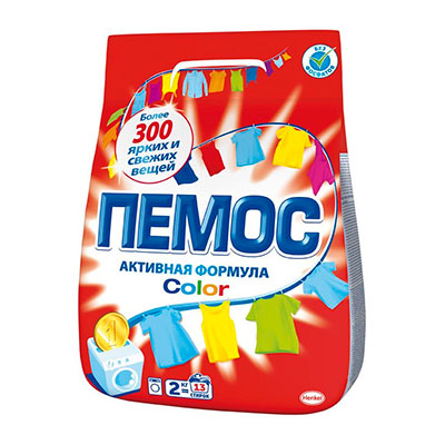 

Стиральный порошок Пемос Color автомат 2 кг