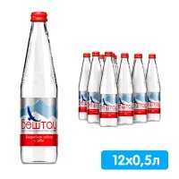 Вода Бештау Аква-Вайт 0.5 литра, без газа, стекло, 12 шт. в уп.