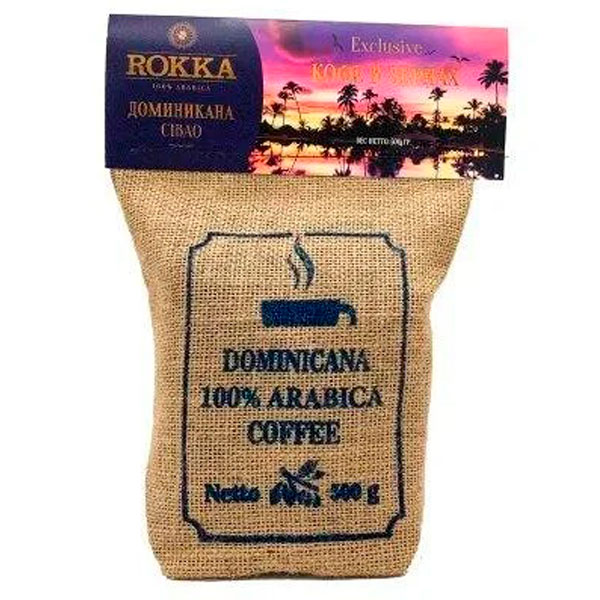 Кофе Rokka Доминикана 100% Арабика зерно 500 гр - фото 1
