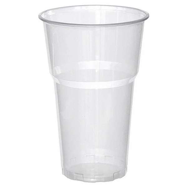 Стаканы одноразовые пластиковые прозрачные 500 мл 50 шт. в уп.