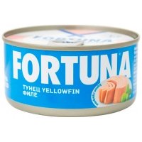 Тунец Fortuna филе в собственном соку 185 гр