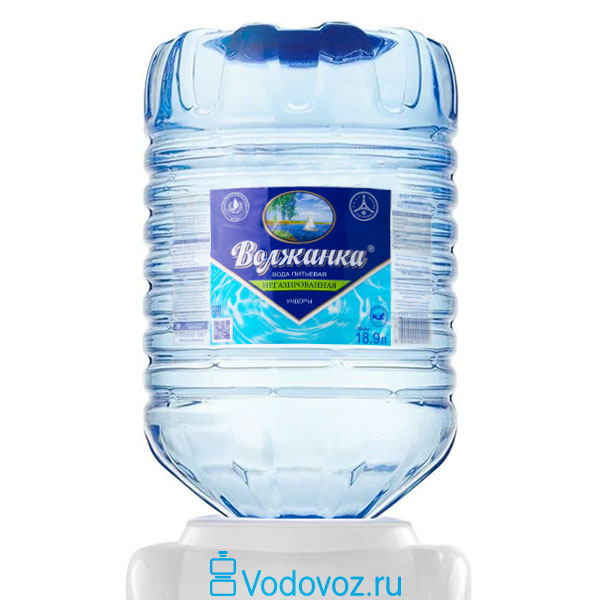 Вода Волжанка 18.9 литров в одноразовой таре