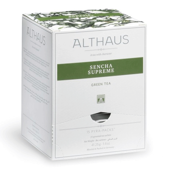 Чай зеленый Althaus Sencha Supreme 15 пак. в уп.